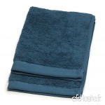 Blank Home Coiffeuse Organic Serviette  Coton  Bleu Sea  30 x 30 x 4 cm - B078GFQCMW